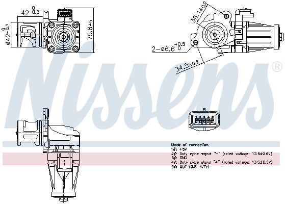 NISSENS 98376 EGR Valfi 1618LC uygun fiyat hızlı kargo