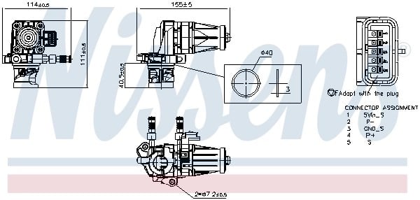 NISSENS 98407 EGR Valfi 1638159480 uygun fiyat hızlı kargo