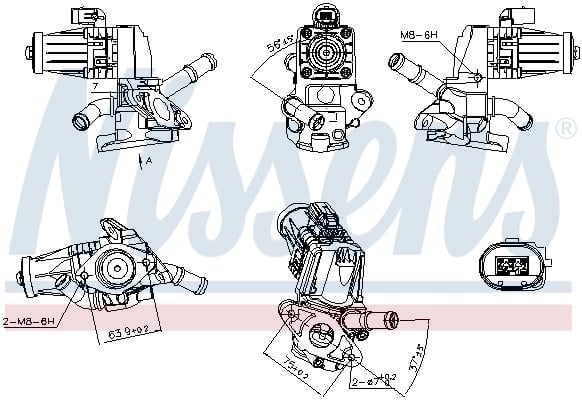 NISSENS 98238 EGR Valfi 1730360 uygun fiyat hızlı kargo