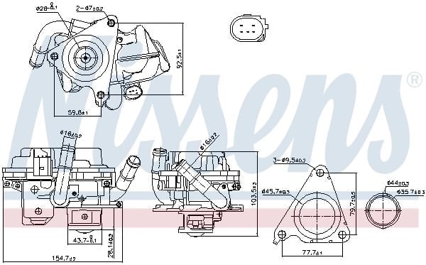 NISSENS 98379 EGR Valfi 04L131501E uygun fiyat hızlı kargo