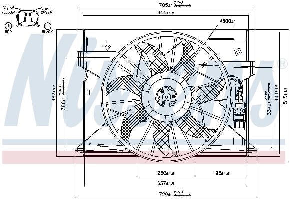 NISSENS 85077 Fan Motoru 2115000693 uygun fiyat hızlı kargo