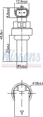 NISSENS 207035 Hararet Müşürü 12641073 uygun fiyat hızlı kargo