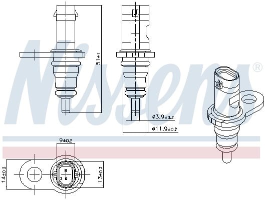 NISSENS 207067 Hararet Müşürü 06K919523 uygun fiyat hızlı kargo