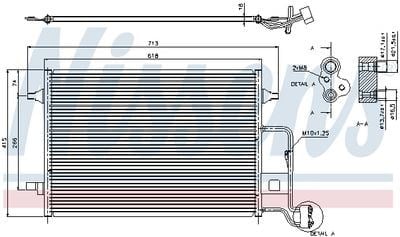 NISSENS 94592 Klima Radyatörü 3B0260401B uygun fiyat hızlı kargo