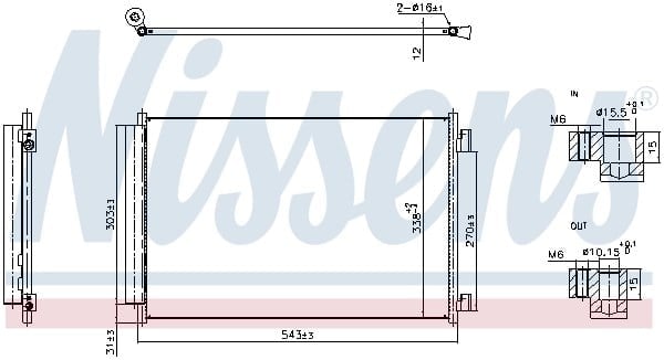 NISSENS 940969 Klima Radyatörü 52139794 uygun fiyat hızlı kargo