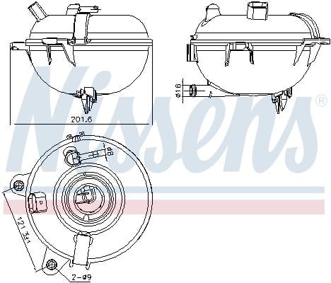 NISSENS 996130 Motor Su Deposu 30103446 uygun fiyat hızlı kargo
