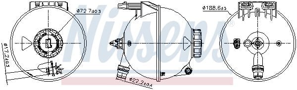 NISSENS 996309 Motor Su Deposu 9105010400 uygun fiyat hızlı kargo