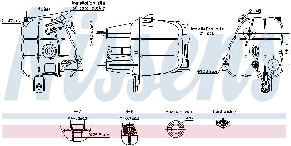 NISSENS 996307 Motor Su Deposu 1323KJ uygun fiyat hızlı kargo
