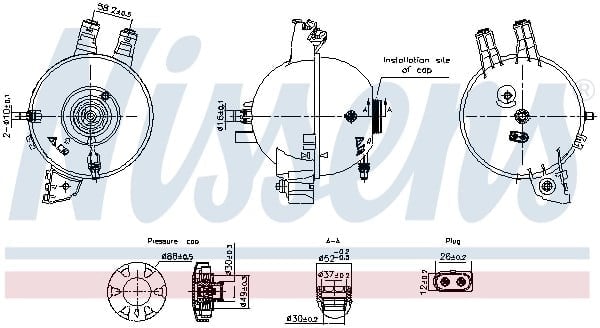 NISSENS 996167 Motor Su Deposu 17138610660 uygun fiyat hızlı kargo