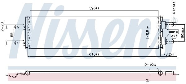 NISSENS 606420 Su Radyatörü 32222121 uygun fiyat hızlı kargo