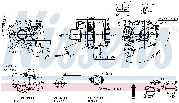 NISSENS 93534 Turbo 059145722J uygun fiyat hızlı kargo