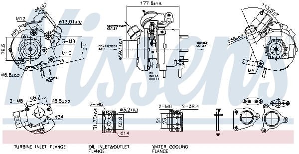 NISSENS 93796 Turbo 1441100K0F uygun fiyat hızlı kargo