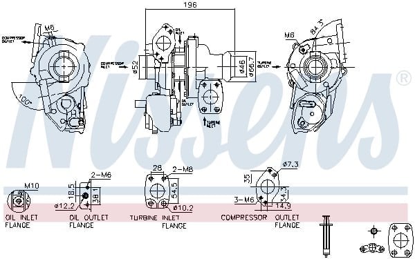 NISSENS 93514 Turbo 1631887180 uygun fiyat hızlı kargo