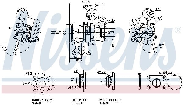 NISSENS 93616 Turbo 04C105701P uygun fiyat hızlı kargo