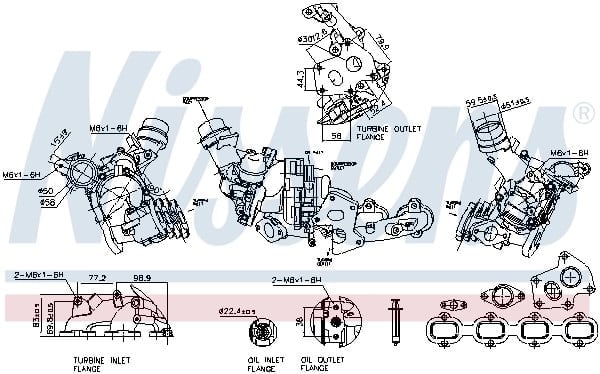 NISSENS 93513 Turbo 1400400Q2A uygun fiyat hızlı kargo