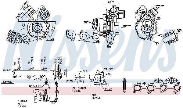 NISSENS 93816 Turbo 1441000Q0C uygun fiyat hızlı kargo