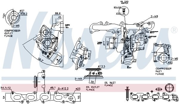 NISSENS 93512 Turbo 04L253019P uygun fiyat hızlı kargo