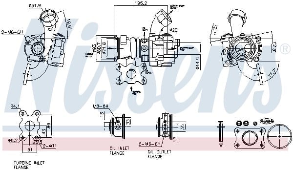 NISSENS 93305 Turbo 04E145703Q uygun fiyat hızlı kargo