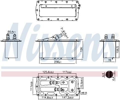 NISSENS 96158 Turbo Radyatörü 1800853 uygun fiyat hızlı kargo