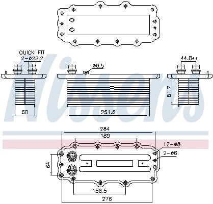 NISSENS 961295 Turbo Radyatörü 77368534 uygun fiyat hızlı kargo