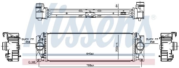 NISSENS 961312 Turbo Radyatörü 9065010501 uygun fiyat hızlı kargo