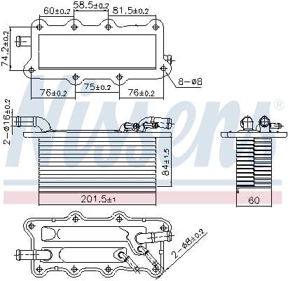 NISSENS 96122 Turbo Radyatörü 04C145749A uygun fiyat hızlı kargo