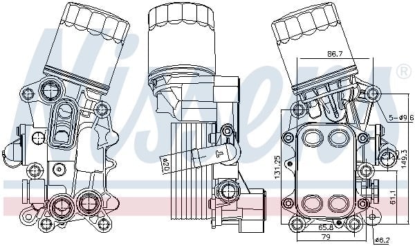 NISSENS 91311 Yağ Soğutucu 04B115389B uygun fiyat hızlı kargo
