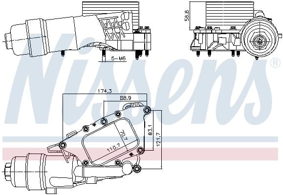 NISSENS 91385 Yağ Soğutucu 11428511391 uygun fiyat hızlı kargo