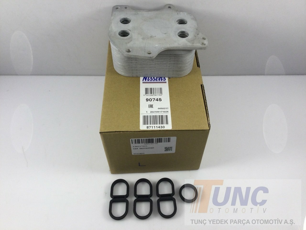 NISSENS 90745 Yağ Soğutucu 03N117021 uygun fiyat hızlı kargo