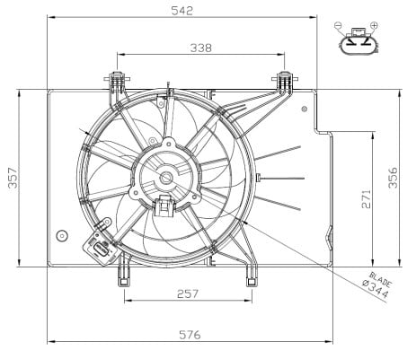 NRF 47957 Fan Motoru 1763531 uygun fiyat hızlı kargo