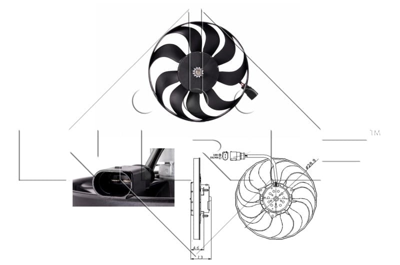 NRF 47381 Fan Motoru 1K0959455AP uygun fiyat hızlı kargo