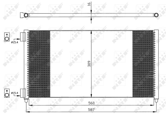 NRF 35496 Klima Radyatörü 46821270 uygun fiyat hızlı kargo