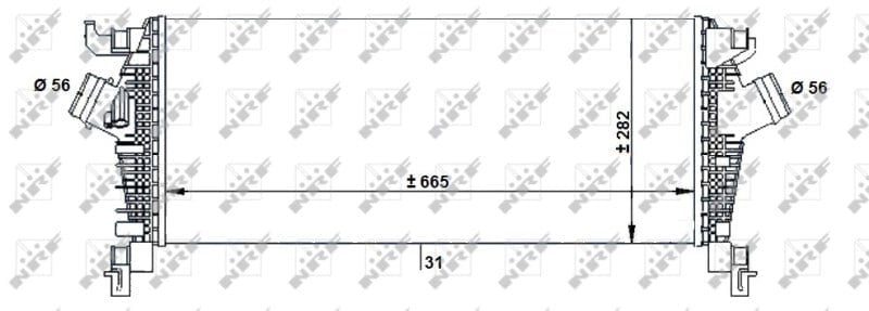 NRF 30933 Turbo Radyatörü 1302259 uygun fiyat hızlı kargo