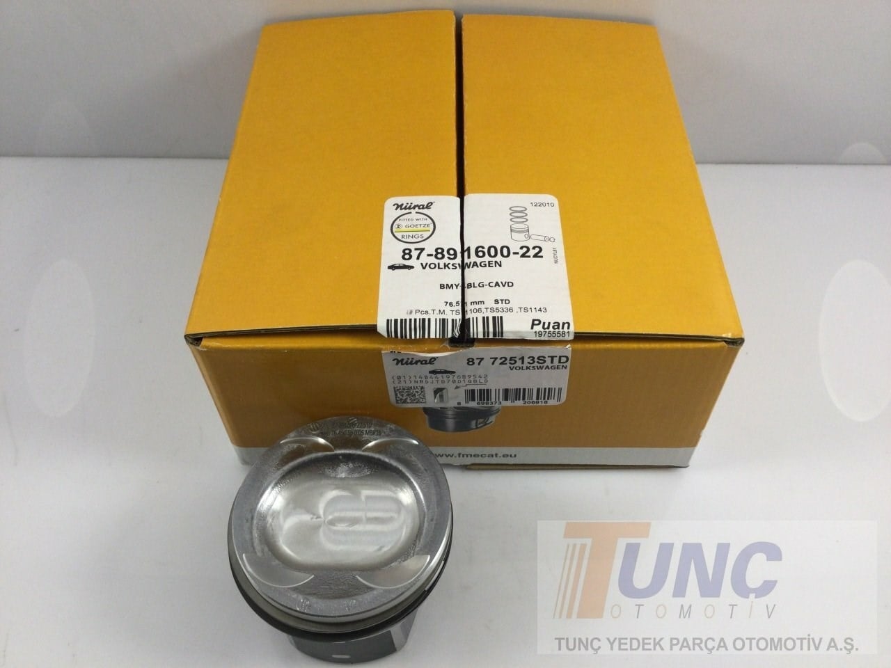 NURAL 8772513STD Piston Segman 03C107065BF uygun fiyat hızlı kargo