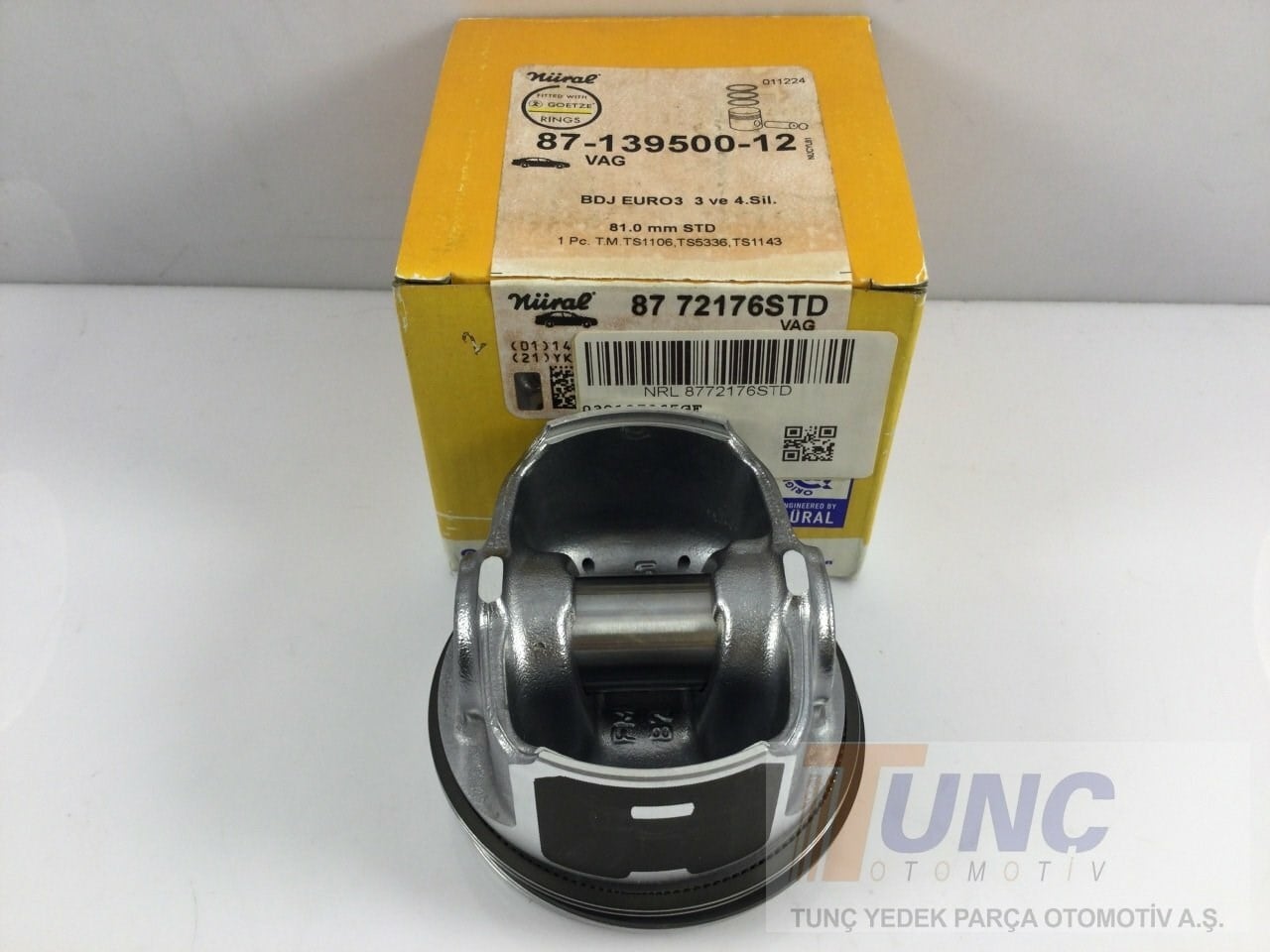 NURAL 8772176STD Piston Segman 038107065GF uygun fiyat hızlı kargo