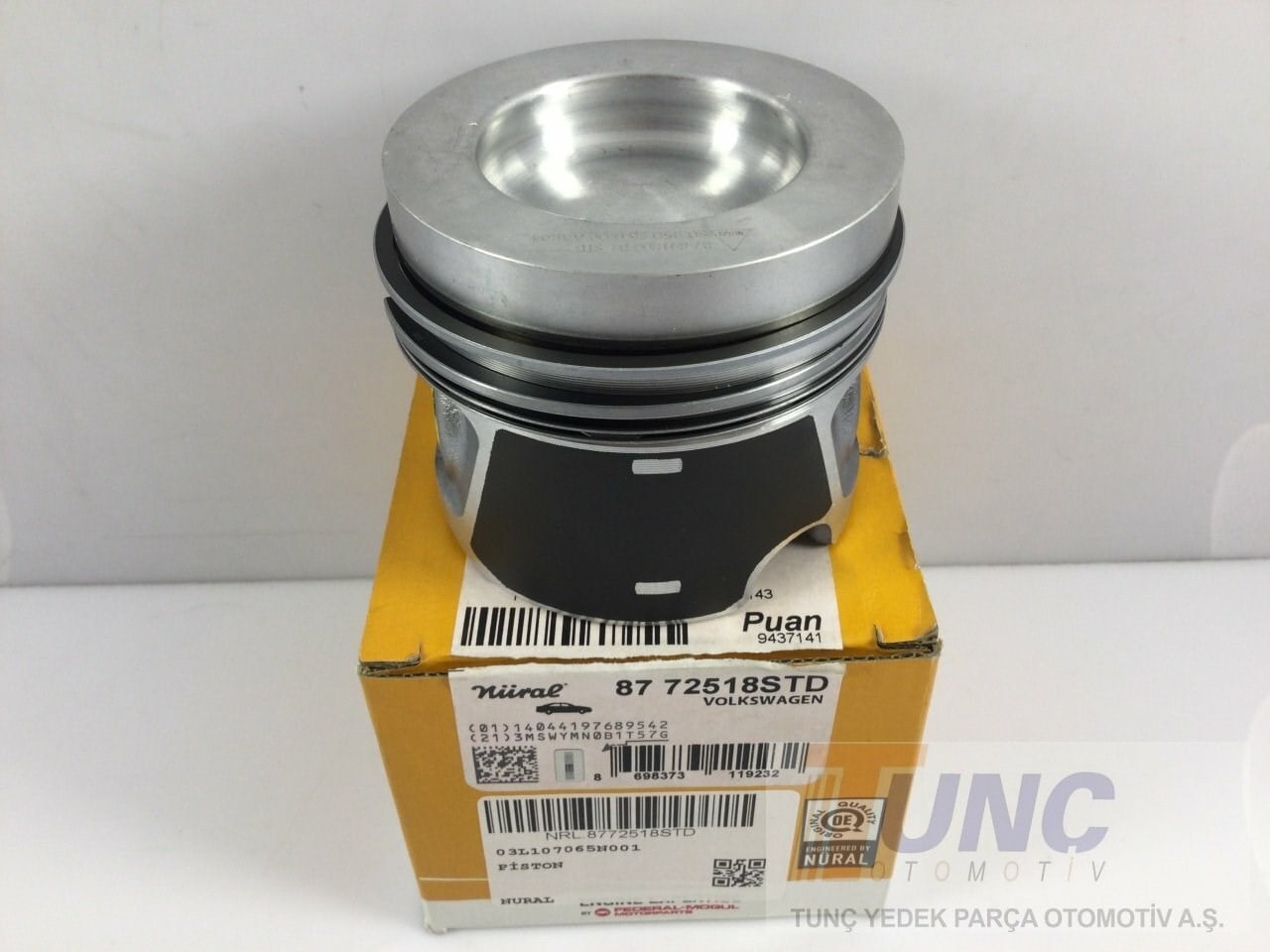 NURAL 8772518STD Piston Segman 03L107065N001 uygun fiyat hızlı kargo