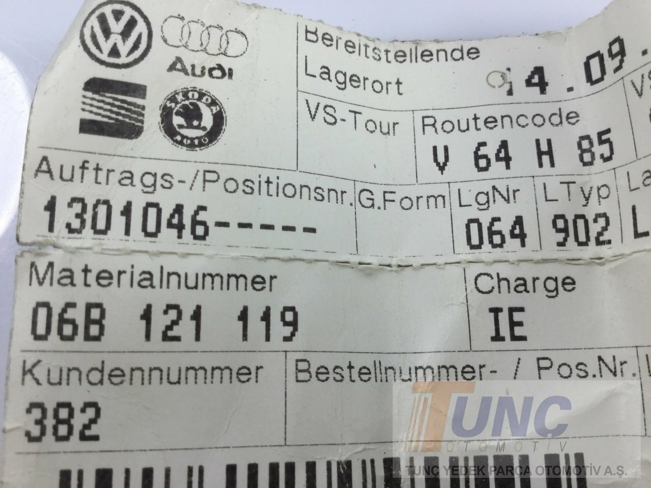 ORJINAL 06B121119 Conta 06B121119D uygun fiyat hızlı kargo
