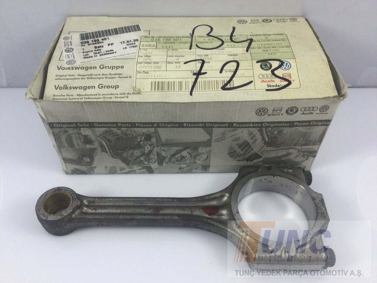 ORJINAL 036198401 Piston Kolu 036198401G uygun fiyat hızlı kargo