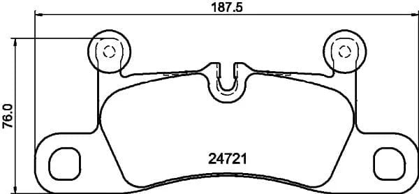 PAGID HELLA 8DB355015101 Fren Balatası 7P0698451 uygun fiyat hızlı kargo