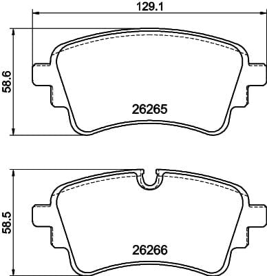 PAGID HELLA 8DB355040941 Fren Balatası 8W0698451AE uygun fiyat hızlı kargo