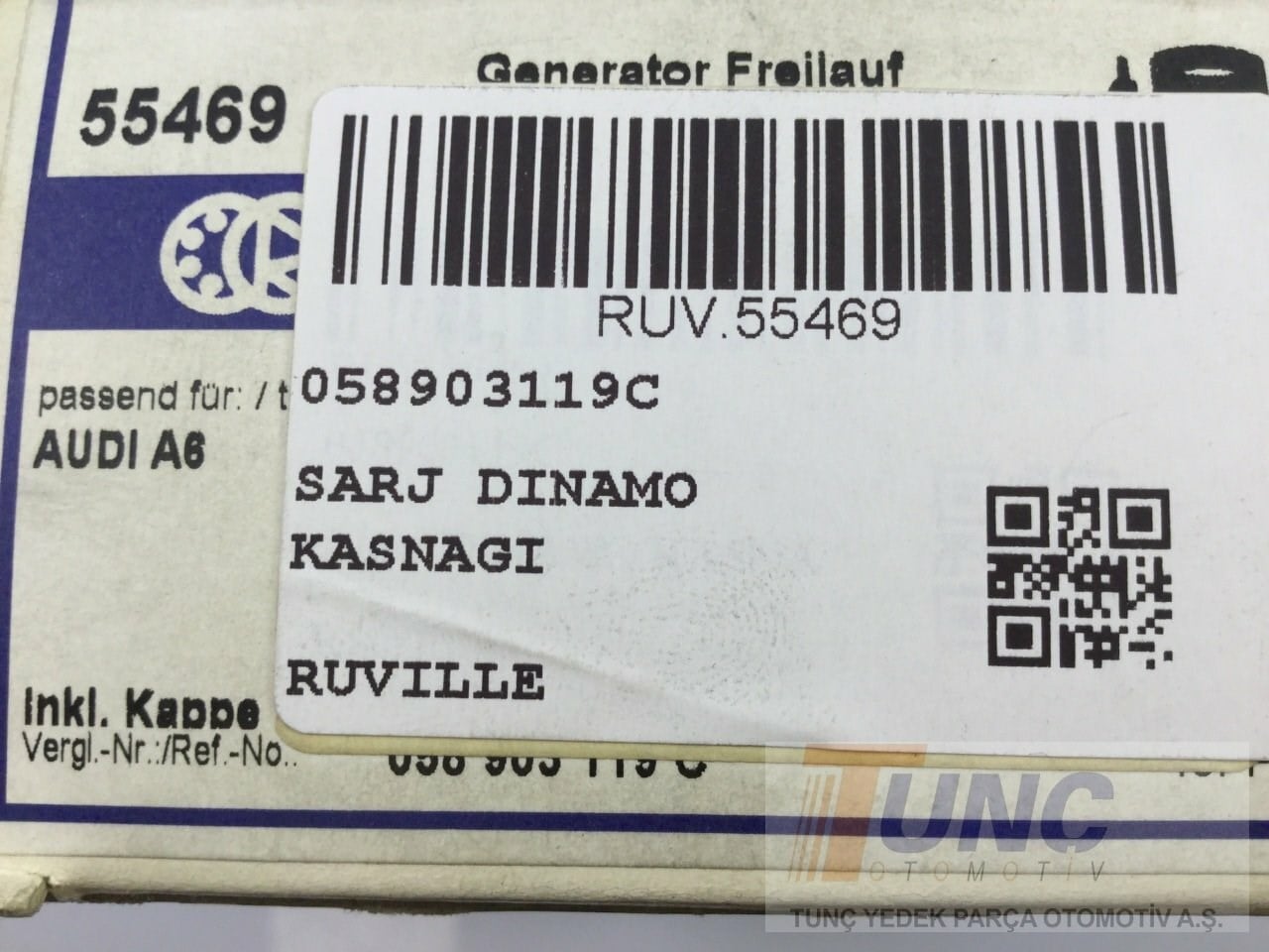RUVILLE 55469 Alternatör Kasnağı 058903119C uygun fiyat hızlı kargo