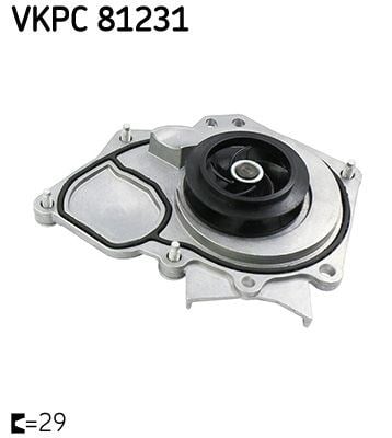 SKF VKPC 81231 Su Pompası Devirdaim 06H121012L uygun fiyat hızlı kargo