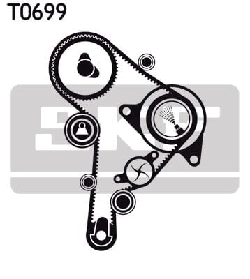 SKF VKMA 01251 Triger Seti 038198119E uygun fiyat hızlı kargo