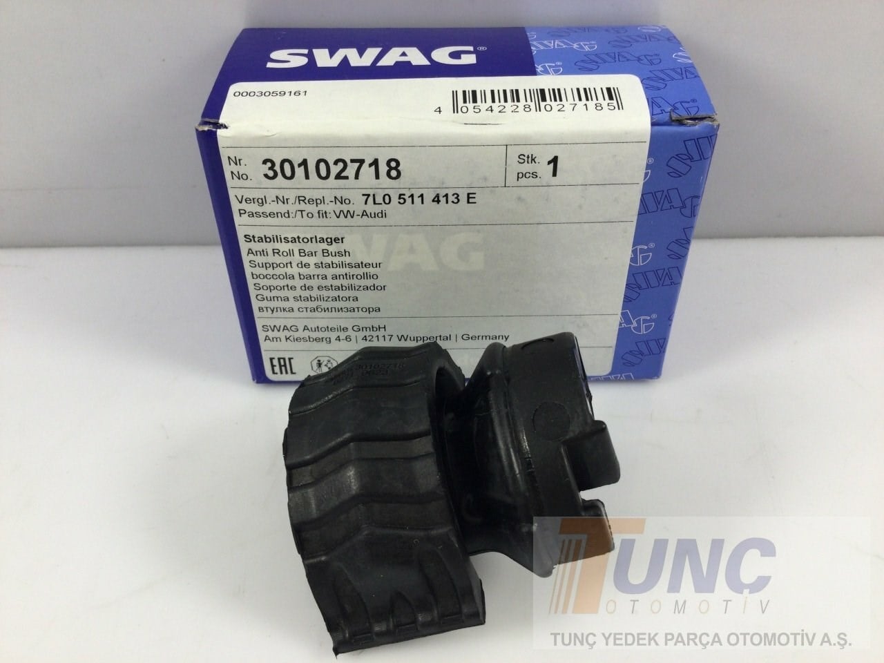 SWAG 30 10 2718 Viraj Demir Lastiği 7L0511413E uygun fiyat hızlı kargo
