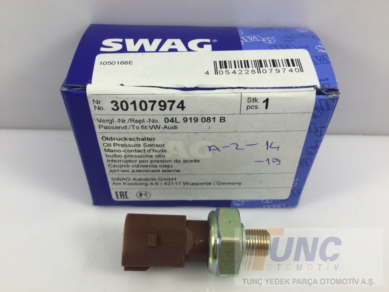SWAG 30 10 7974 Yağ Basınç Sensörü 04L919081B uygun fiyat hızlı kargo