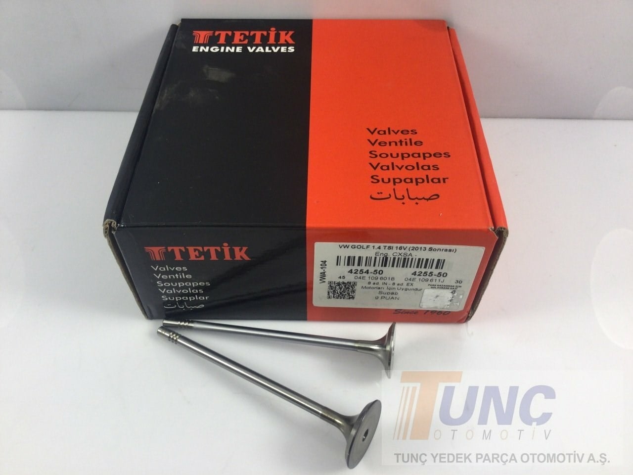TETIK VWA104 Supap 04E109601B 611J uygun fiyat hızlı kargo