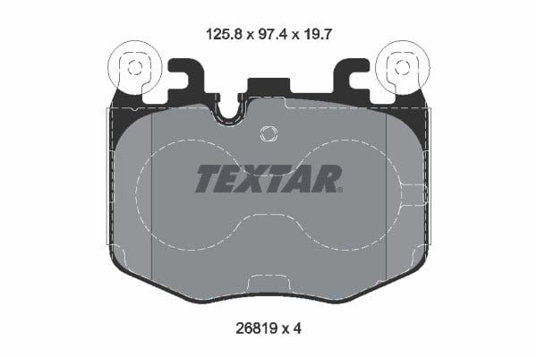 TEXTAR 2681901 Fren Balatası 34108842387 uygun fiyat hızlı kargo