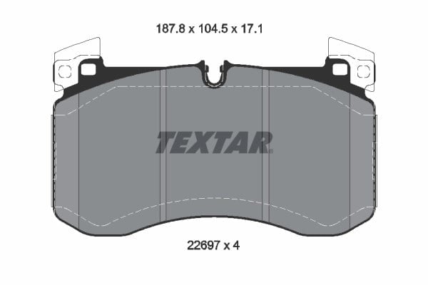 TEXTAR 2269701 Fren Balatası 0004201303 uygun fiyat hızlı kargo