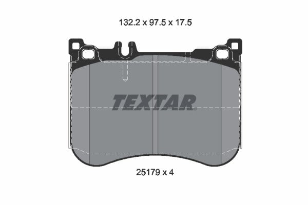 TEXTAR 2517903 Fren Balatası 0004201006 uygun fiyat hızlı kargo