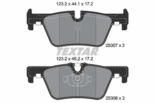 TEXTAR 2530701 Fren Balatası 2464312 uygun fiyat hızlı kargo